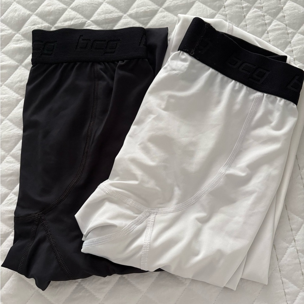 BCG Black and white Active leggings (2 pairs)